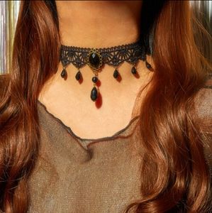 SOLD - 1pc Gemstone Braided Necklace